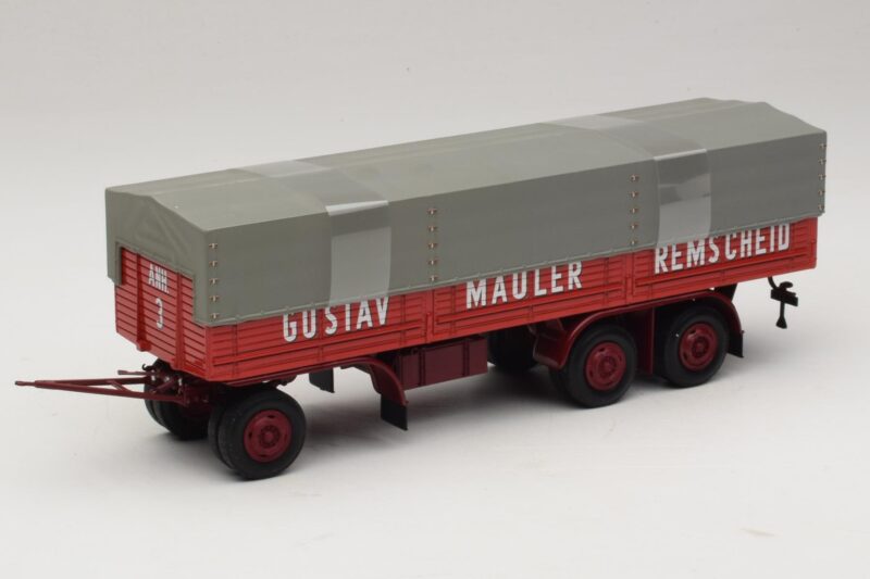 Kassbohrer Flatbed Trailer Mauler Remscheid Minichamps 1:43 Kassbohrer Flatbed Trailer Mauler Remscheid Minichamps 1:43 439161099 Diecast