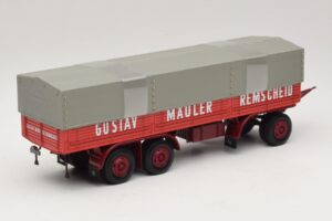 Kassbohrer Flatbed Trailer Mauler Remscheid Minichamps 1:43 439161099 Diecast - image 2 of 6