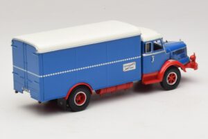 Krupp Titan Box Truck Blue Red Minichamps 1:43 439069040 Diecast - image 2 of 6