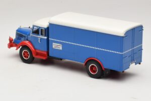 Krupp Titan Box Truck Blue Red Minichamps 1:43 439069040 Diecast - image 5 of 6