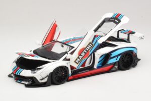 Lamborghini Aventador LB Works Martini Livery AUTOart 1:18 79185 Composite - image 2 of 8