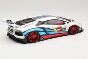 Lamborghini Aventador LB Works Martini Livery AUTOart 1:18 79185 Composite - image 3 of 8