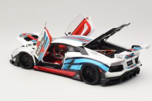 Lamborghini Aventador LB Works Martini Livery AUTOart 1:18 79185 Composite - image 5 of 8