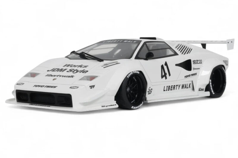 Lamborghini Countach LB-Works White GT Spirit 1:18 Lamborghini Countach LB-Works White GT Spirit 1:18 Z356-WH Resin