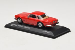Maserati 5000 GT Allemano Red Minichamps 1:43 437123321 Diecast - image 3 of 4
