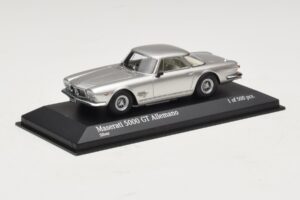 Maserati 5000 GT Allemano Silver Minichamps 1:43 437123324 Diecast - image 2 of 4
