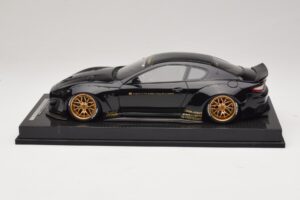 Maserati GranTurismo Liberty Walk Black with Gold Wheels AB Models 1:18 MAS-LB08-C Resin - image 3 of 7