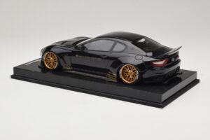 Maserati GranTurismo Liberty Walk Black with Gold Wheels AB Models 1:18 MAS-LB08-C Resin - image 5 of 7
