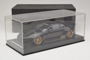 Maserati GranTurismo Liberty Walk Black with Gold Wheels AB Models 1:18 MAS-LB08-C Resin - image 7 of 7