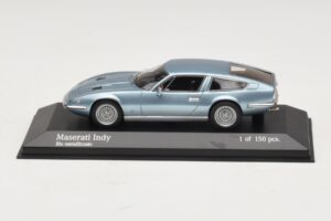 Maserati Indy Blue Metallic Minichamps 1:43 437123122 Diecast