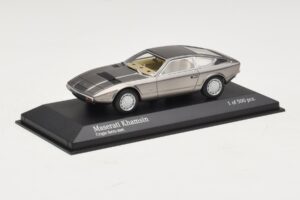 Maserati Khamsin Grey Metallic Minichamps 1:43 437123220 Diecast - image 2 of 4