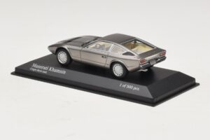 Maserati Khamsin Grey Metallic Minichamps 1:43 437123220 Diecast - image 3 of 4
