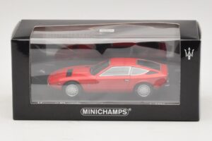 Maserati Khamsin Red Minichamps 1:43 437123224 Diecast - image 4 of 4