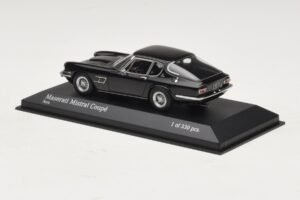 Maserati Mistral Black Minichamps 1:43 437123421 Diecast - image 3 of 4