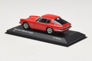Maserati Mistral Red Minichamps 1:43 437123424 Diecast - image 3 of 4
