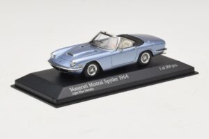 Maserati Mistral Spyder Light Blue Metallic Minichamps 1:43 437123432 Diecast - image 2 of 4