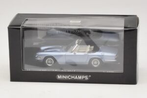 Maserati Mistral Spyder Light Blue Metallic Minichamps 1:43 437123432 Diecast - image 4 of 4