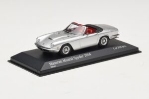 Maserati Mistral Spyder Silver Minichamps 1:43 437123431 Diecast - image 2 of 4