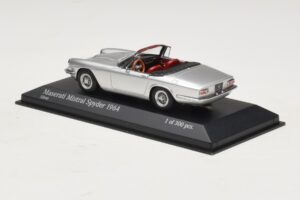 Maserati Mistral Spyder Silver Minichamps 1:43 437123431 Diecast - image 3 of 4