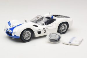 Maserati Tipo 61 #5 S. Moss / D. Gurney Camoradi ADAC 1000km Nurburgring Winner 1960 Minichamps 1:18 100601205 Diecast