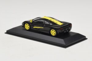 McLaren F1 Black With Yellow Stripes Minichamps 1:43 MCLAREN004 Diecast - image 2 of 4