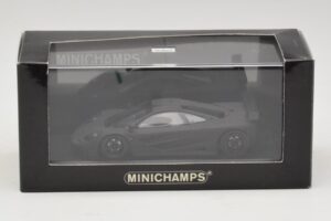 McLaren F1 GTR Prototype Black Matte With Black Wheels Minichamps 1:43 MCLAREN009 Diecast - image 3 of 4