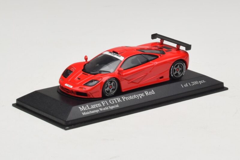 McLaren F1 GTR Prototype World Special Red Minichamps 1:43 McLaren F1 GTR Prototype World Special Red Minichamps 1:43 MCLAREN007 Diecast