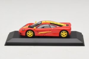 McLaren F1 Red With Yellow Stripes Minichamps 1:43 MCLAREN006 Diecast - image 3 of 4