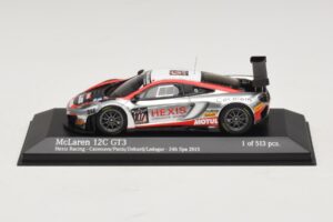 McLaren MP4-12C GT3 #107 Hexis Racing Cazenave / O. Panis 24 Hours of Spa 2013 Minichamps 1:43 437131397 Diecast
