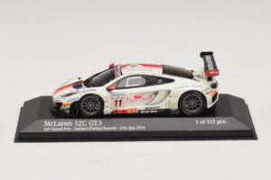 McLaren MP4-12C GT3 #11 Art Grand Prix Leclerc / Parisy 24 Hours of Spa 2013 Minichamps 1:43 437131311 Diecast