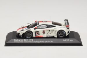 McLaren MP4-12C GT3 #12 Art Grand Prix Demoustier / Amado 24 Hours of Spa 2012 Minichamps 1:43 437121312 Diecast