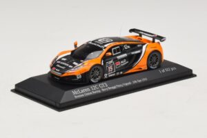 McLaren MP4-12C GT3 #15 Boutsen Racing Bovy / Broggi 24 Hours of Spa 2012 Minichamps 1:43 437121315 Diecast - image 2 of 4