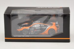 McLaren MP4-12C GT3 #15 Boutsen Racing Bovy / Broggi 24 Hours of Spa 2012 Minichamps 1:43 437121315 Diecast - image 4 of 4