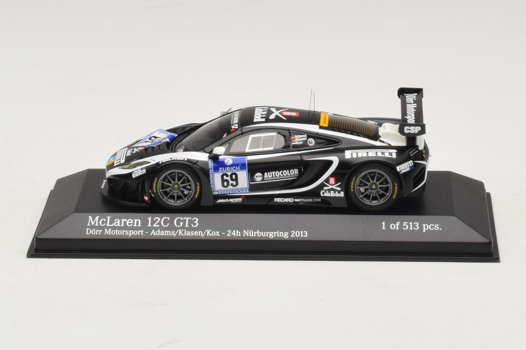 MINICHAMPS McLaren 12C GT3 ミニカー 1/43 Minichamps McLaren MP4-12C GT3 1:43 Nürburgring 2014