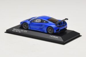 McLaren MP4-12C GT3 Street Blue Minichamps 1:43 437121397 Diecast - image 3 of 4