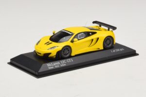 McLaren MP4-12C GT3 Street Yellow Minichamps 1:43 437121396 Diecast - image 2 of 4