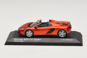 McLaren MP4-12C Spider Orange Metallic Minichamps 1:43 530133030 Diecast
