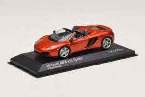 McLaren MP4-12C Spider Orange Metallic Minichamps 1:43 530133030 Diecast - image 2 of 4