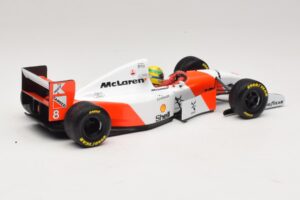 McLaren MP4/8 Ford #8 A. Senna Winner European GP 1993 Minichamps 1:18 540931818 Diecast - image 6 of 7