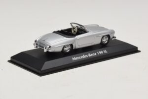 Mercedes 190 SL W121 Silver Maxichamps 1:43 940033130 Diecast - image 2 of 4