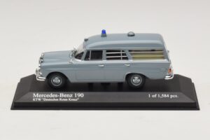 Mercedes 190 W110 Ambulance DRK Minichamps 1:43 400037270 Diecast