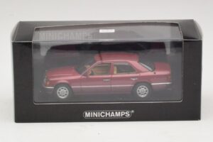 Mercedes 230E W124 Red Metallic Minichamps 1:43 400037001 Diecast - image 4 of 4