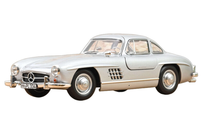 Mercedes 300 SL W198 Gullwing Silver Norev 1:18 Mercedes 300 SL W198 Gullwing Silver Norev 1:18 183857 Diecast