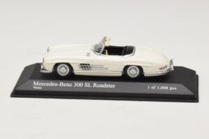 Mercedes 300 SL W198 Roadster White Minichamps 1:43 400039034 Diecast