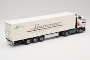 Mercedes Actros 1844LS Koffersattelzug Hammer Aachen Minichamps 1:43 499039105 Diecast - image 2 of 6