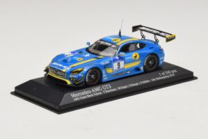 Mercedes AMG GT3 Black Falcon #9 Y. Buurman / M. Engel 24 Hours of Nurburgring 2016 Minichamps 1:43 437163009 Diecast - image 2 of 5