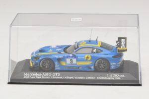 Mercedes AMG GT3 Black Falcon #9 Y. Buurman / M. Engel 24 Hours of Nurburgring 2016 Minichamps 1:43 437163009 Diecast - image 4 of 5