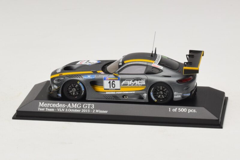 Mercedes AMG GT3 Test Team #16 VLN Winner 3 October 2015 Minichamps 1:43 437163016 Diecast