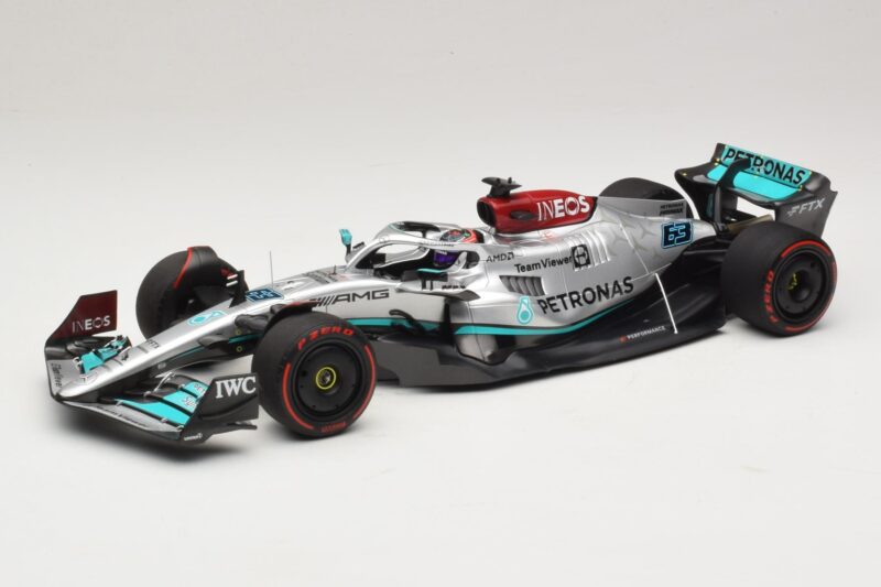 Mercedes AMG Petronas W13 E Performance #63 G. Russell Spanish GP 2022 Minichamps 1:18 Mercedes AMG Petronas W13 E Performance #63 G. Russell Spanish GP 2022 Minichamps 1:18 110220063 Diecast