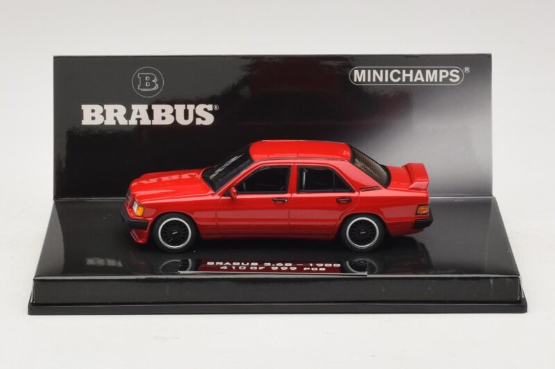 Mercedes Brabus 3.6S 190E W201 Red Minichamps 1:43 Mercedes Brabus 3.6S 190E W201 Red Minichamps 1:43 437032600 Diecast